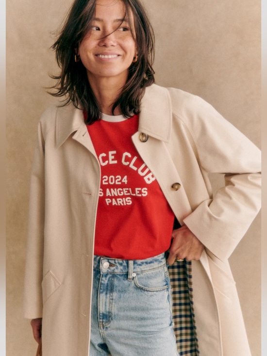 Sezane Jackets & Blazers - NEW Sezane Clyde Trench Coat - Ecru